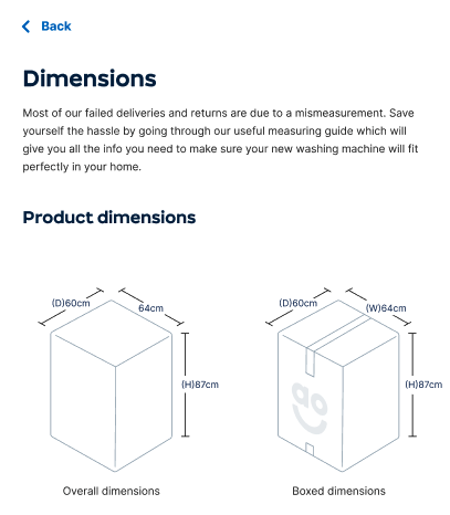 Slice 1, presenting dimensions visually