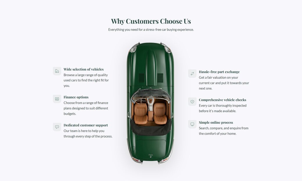 The same component in a classic brand skin with a sage green accent